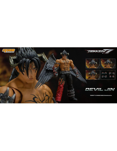 Figura de acción Storm Collectibles Devil Jin 20.32 cm Tekken 7