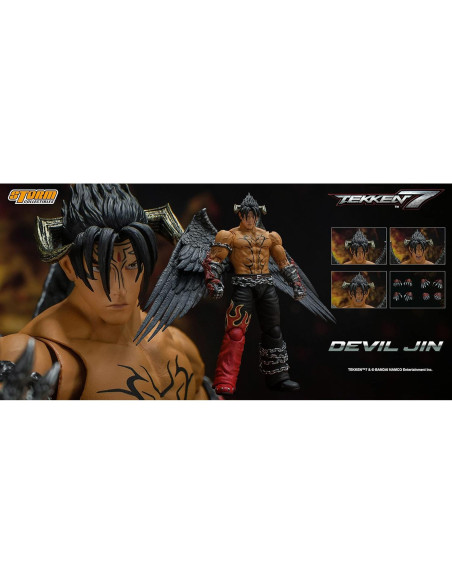 Figura de acción Storm Collectibles Devil Jin 20.32 cm Tekken 7