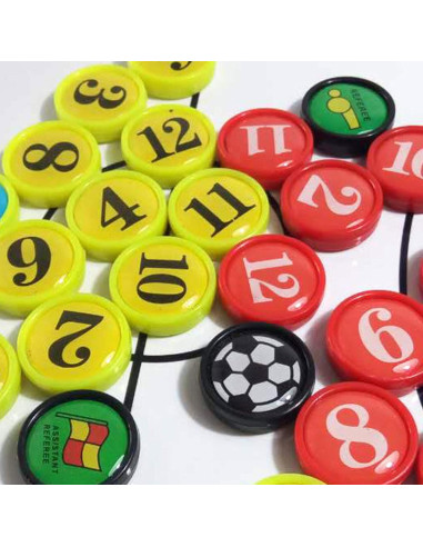 Pizarra de Fútbol Joyeee Doble Cara Impermeable 43x30.5cm