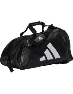 Bolsa de Entrenamiento 2-en-1 adidas Mediana Negro Blanco 2