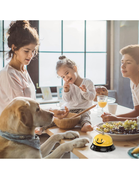 Campana de Llamada Anovo 2 Pack Metal Amarillo 8.4 cm