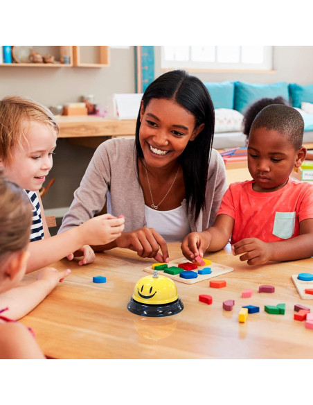 Campana de Llamada Anovo 2 Pack Metal Amarillo 8.4 cm