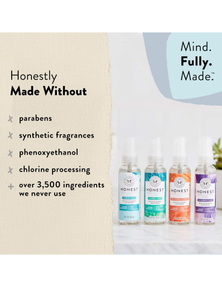Spray Desinfectante de Manos The Honest Company 4x59ml