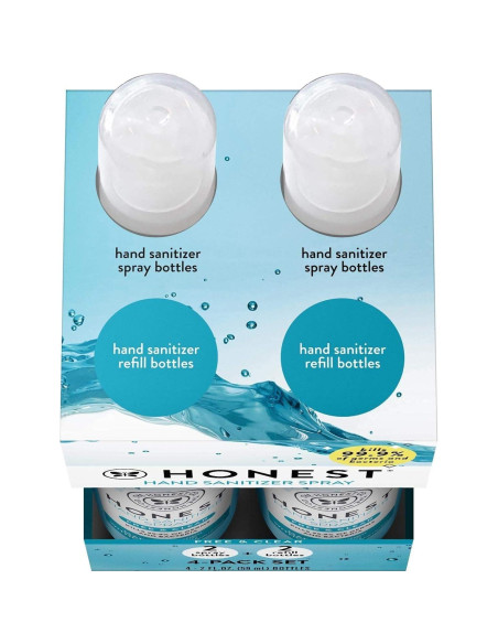 Spray Desinfectante de Manos The Honest Company 4x59ml