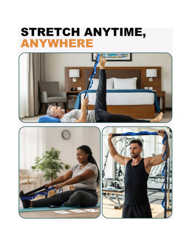 Correa de Estiramiento Trideer 205.74 cm Nylon Azul