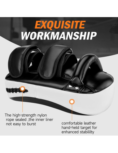 Escudo de Patada Curvado FIVING para Muay Thai y Boxeo