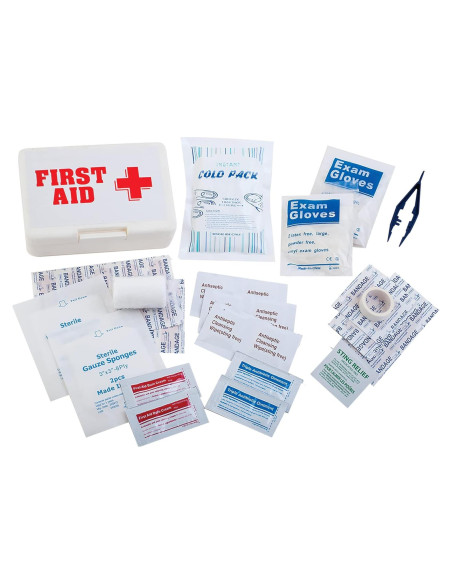 Kit de Primeros Auxilios Champion Sports - Estuche Blanco
