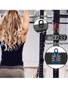 Temporizador de Gimnasio Yunseity con Batería 1000mAh y 10 Funciones 2