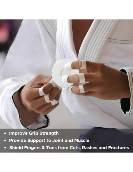 Cinta Atlética OK 8 Rollos 0.8 cm x 13.7 m para Dedos