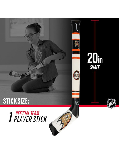 Conjunto Hockey Suave NHL Franklin Sports Anaheim Ducks