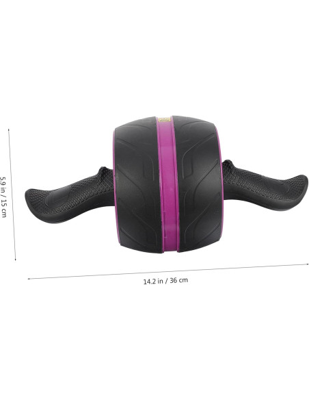Rueda de Abdominales GOOHOCHY Portátil Antideslizante 36x15cm