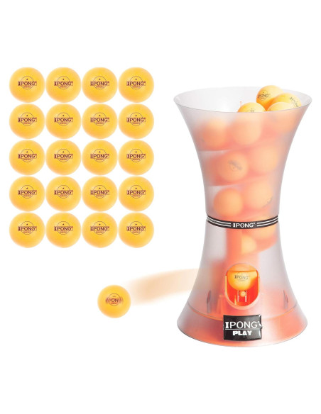Robot Entrenador de Tenis de Mesa JOOLA iPong Play con 20 Pelotas ABS