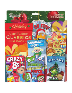 Juegos de Cartas Regal Games para Niños - 6 Clásicos Navideños 2