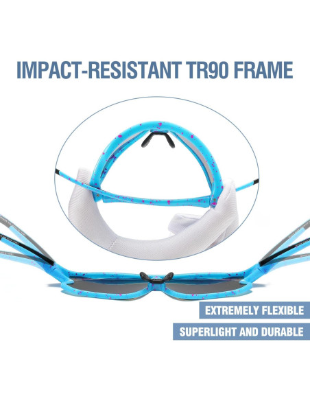 Gafas de sol deportivas para niños DUCO DK268 UV400