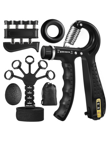 Kit de Entrenador de Fuerza de Agarre WATMAID 5 Piezas Ajustable