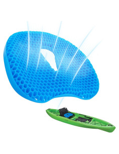 Cojín de Asiento para Kayak Fevbcnrj, Gel Grueso Transpirable
