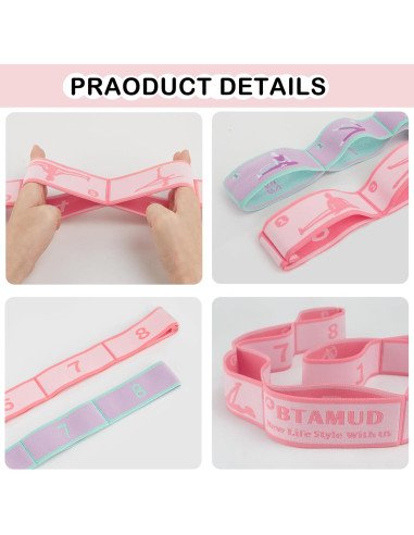 Correa de Estiramiento para Niños BTAMUD - 2 PCS 93 cm