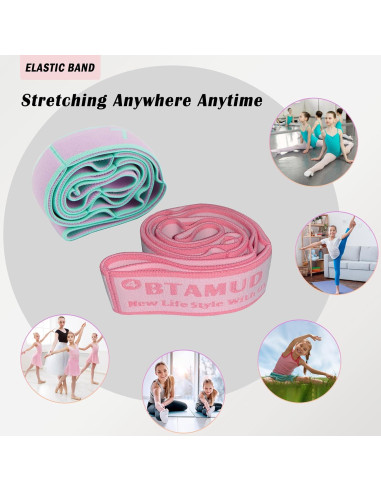 Correa de Estiramiento para Niños BTAMUD - 2 PCS 93 cm