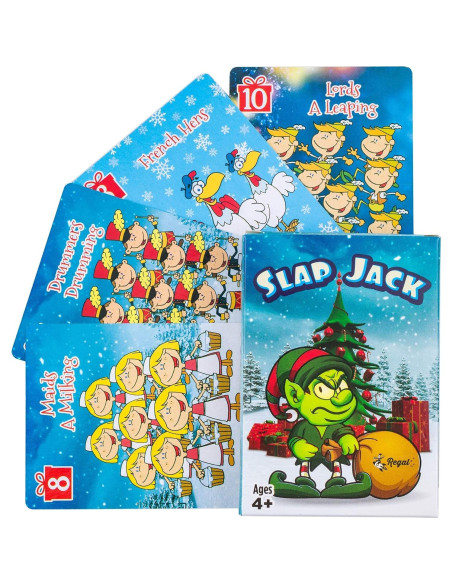 Juegos de Cartas Regal Games para Niños - 6 Clásicos Navideños