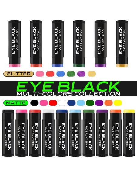 Barra Negra para Ojos DALVGFN Rosa Brillante 6.86cm Anti-reflejo