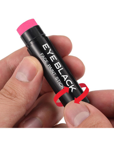 Barra Negra para Ojos DALVGFN Rosa Brillante 6.86cm Anti-reflejo