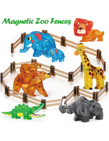 Azulejos Magnéticos de Cercas Oriate - 18 Piezas para Niños