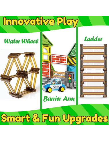 Azulejos Magnéticos de Cercas Oriate - 18 Piezas para Niños