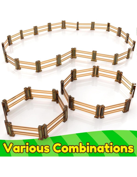 Azulejos Magnéticos de Cercas Oriate - 18 Piezas para Niños