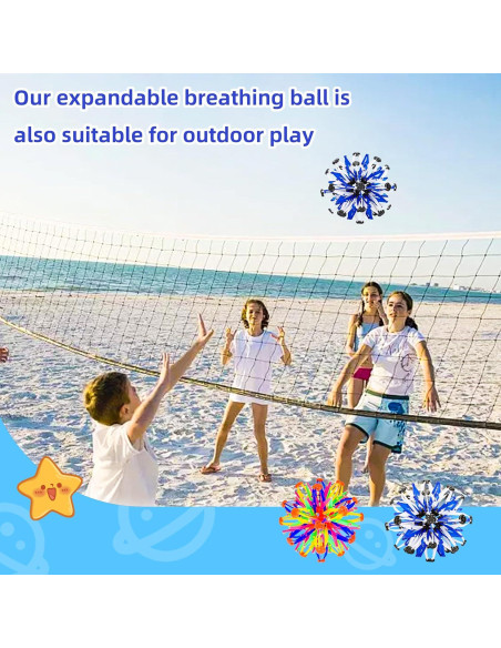 Bola Expandible AGSIXZLAN para Alivio de Estrés 2 Pcs