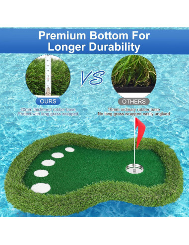 Green de Golf Flotante Sagsewful para Piscina 57.9x89.9cm