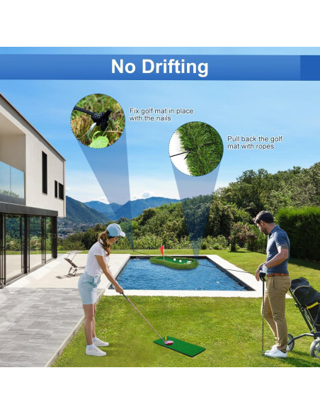 Green de Golf Flotante Sagsewful para Piscina 57.9x89.9cm