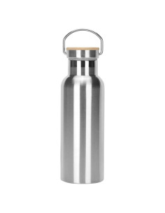 Botella de Agua Aislada FYJHLQZZ 500ml Acero Inoxidable Plateado