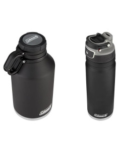 Growler de Acero Inoxidable 64oz y Botella 24oz Coleman