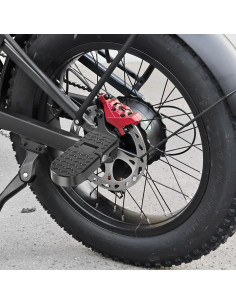 Pedales Traseros Plegables Shwsed para Bicicleta 15mm Antideslizantes 2