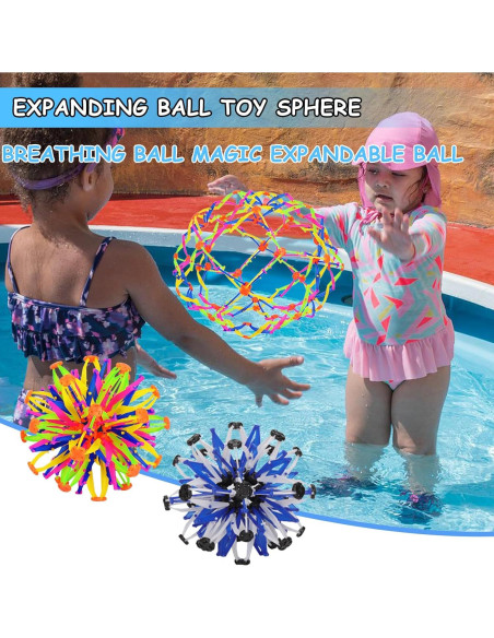Bola Expandible AGSIXZLAN para Alivio de Estrés 2 Pcs