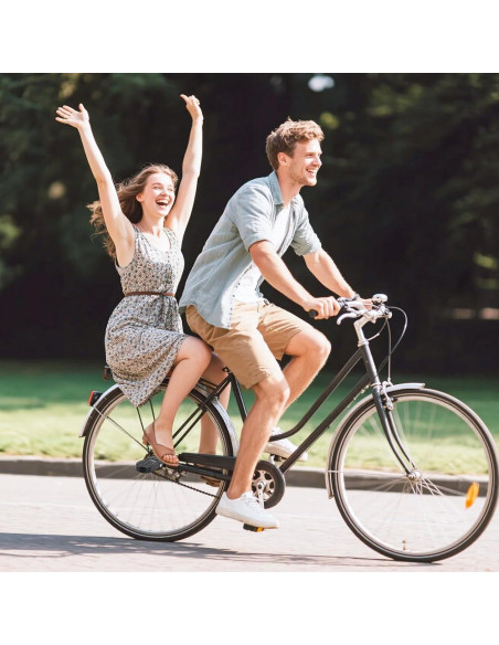 Pedales Traseros Plegables Shwsed para Bicicleta 15mm Antideslizantes