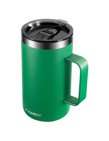 Taza de Café Aislada KXIAOCHEN 20oz Acero Inoxidable Esmeralda
