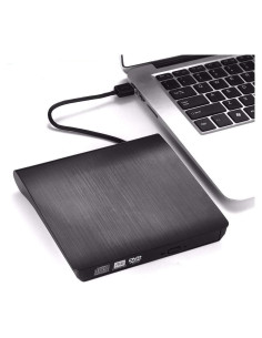 Unidad de CD externa YMY portátil USB3.0/USB-C 2 en 1 negra