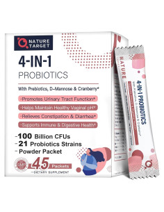 Probioticos para Mujeres NATURE TARGET 100 Mil CFUs 45 Días