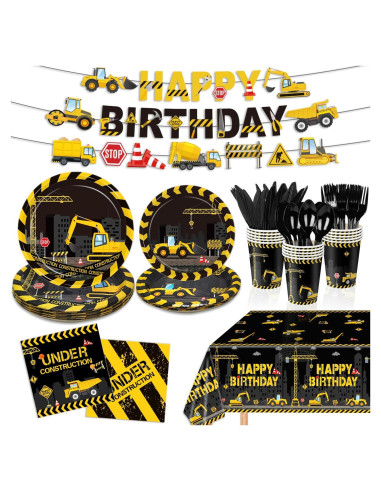 172 Piezas Suministros Fiesta Cumpleaños Construcción Oigco