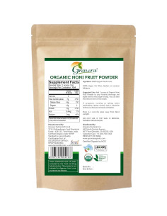Polvo de Fruta de Noni Orgánico Grenera 454 g - No GMO, Sin Gluten 2