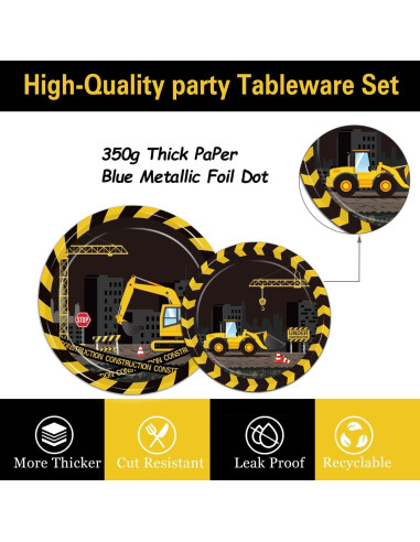 172 Piezas Suministros Fiesta Cumpleaños Construcción Oigco