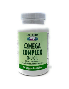 Suplemento Omega Complejo Aceite de Emú 750mg Montana Emu Ranch