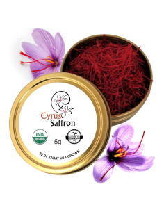 Hilos de Azafrán Gourmet Cyrus 100% Puro 5 Gramos