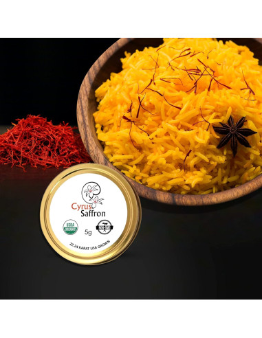 Hilos de Azafrán Gourmet Cyrus 100% Puro 5 Gramos