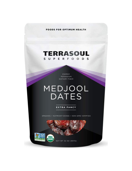 Dátiles Medjool Orgánicos Terrasoul 0.91 kg - Sabor Dulce