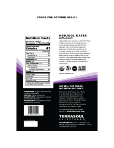 Dátiles Medjool Orgánicos Terrasoul 0.91 kg - Sabor Dulce 2