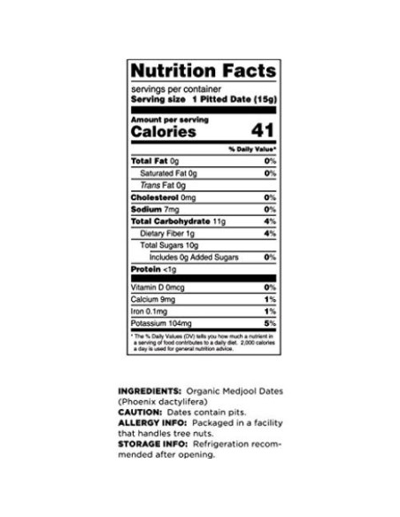 Dátiles Medjool Orgánicos Terrasoul 0.91 kg - Sabor Dulce