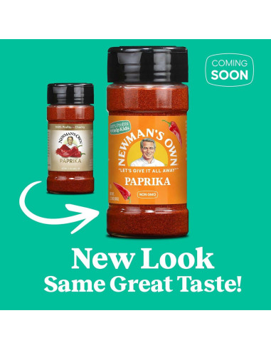 Pimentón Dulce Newman 60 g - No GMO, Kosher, Vibrante