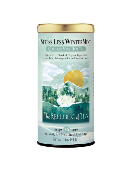 Té de Hierbas Stress Less WinterMint La República del Té - 36 Bolsitas